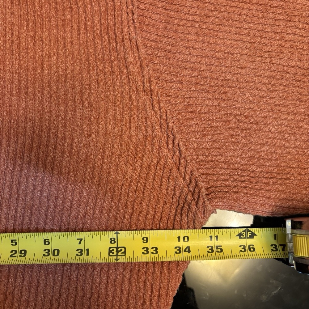 Free People Oversized V-Neck Ribbed Pullover - Dusty Rose - Picture 6 of 6